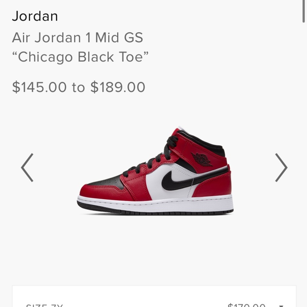 COPY - COPY - Size 7 Jordan 1 mid